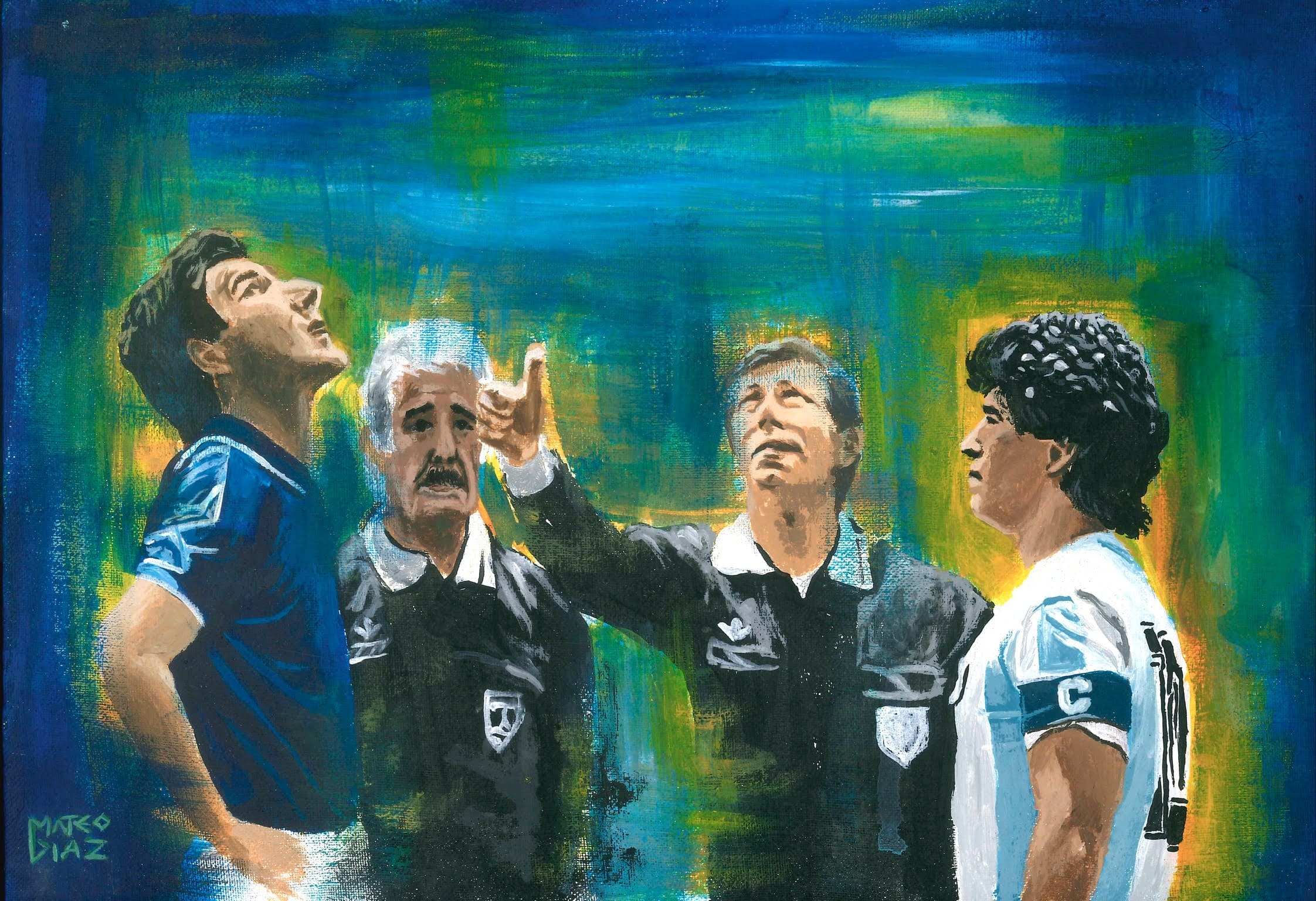 Cuadro de la tríada de Maradona