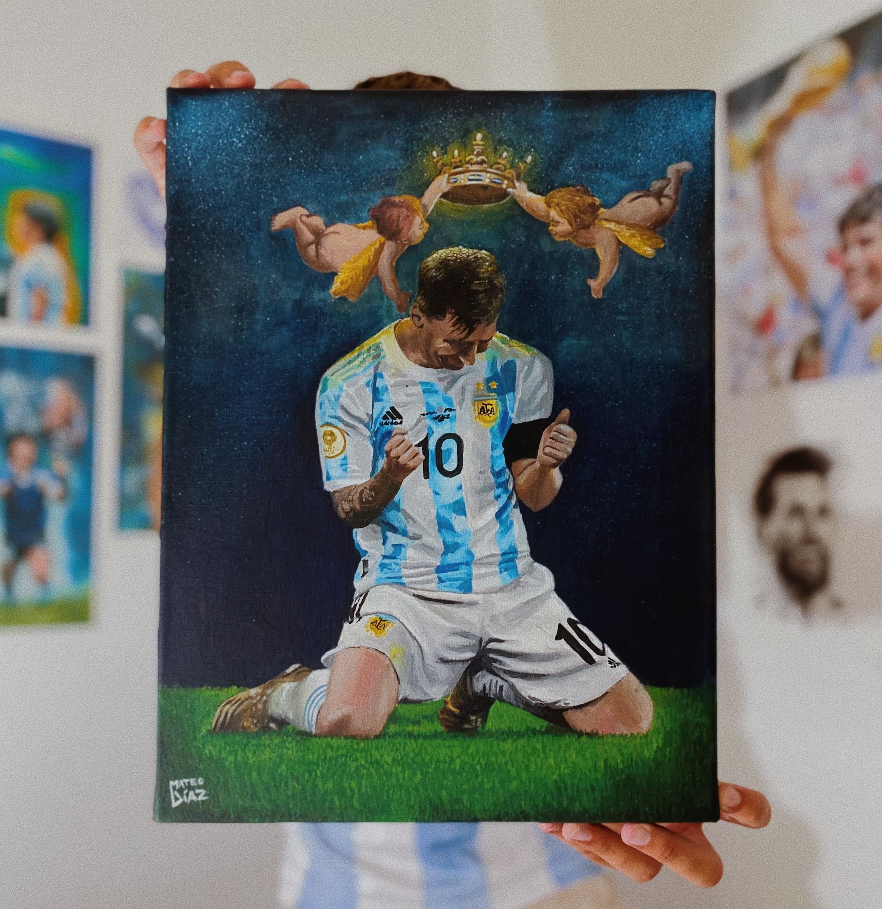 Cuadro de Messi 'Eternidad consumada'