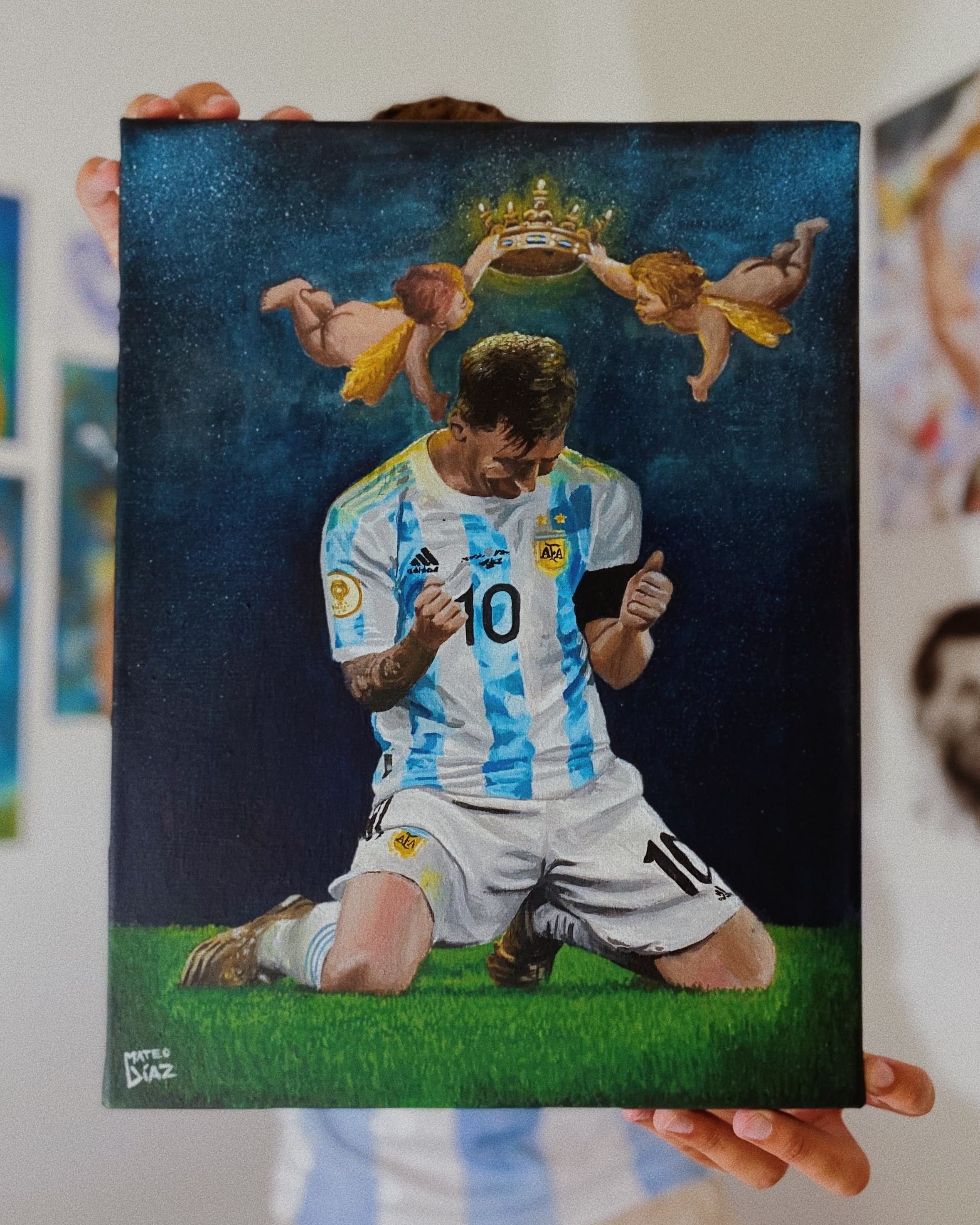 Cuadro de Messi 'Eternidad consumada'